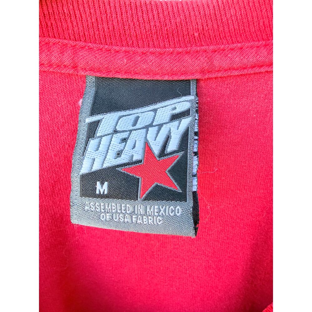 Starter Long Sleeve Shirt Mens Medium Red Graphic Dragon Shirt - Picture 3 of 7